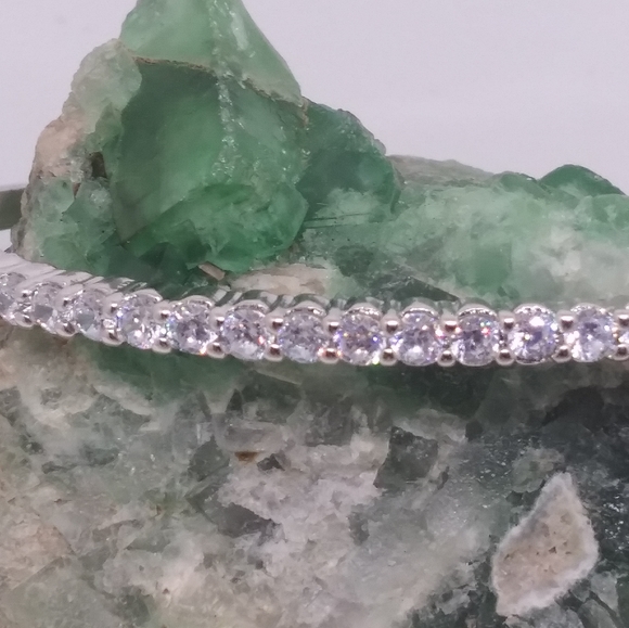 925 Hinged bangle - Picture 2 of 4